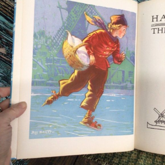 Hans Brinker orThe Silver Skates By Mary Mapes Dodge Retold 1940 Large Hardback - Picture 9 of 10